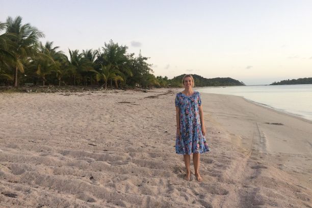 JCU校友Emma Trimble在Badu岛。