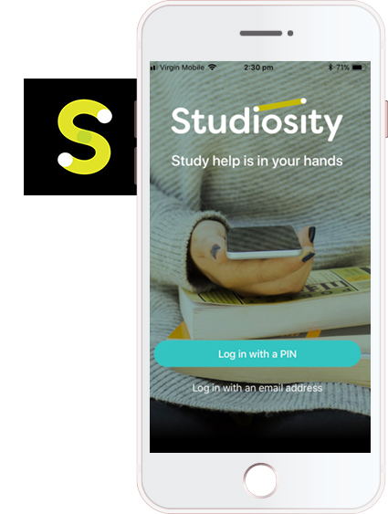 Studiosity应用程序的例子